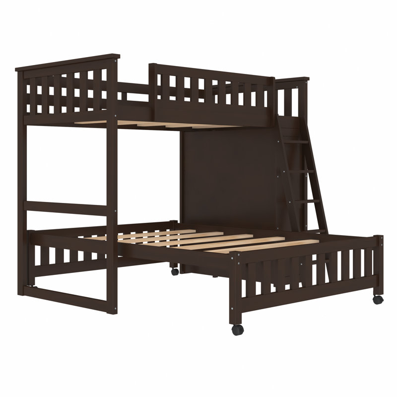 Harriet Bee Eyoas Twin Over Full 6 Drawer LShaped Bunk Beds with